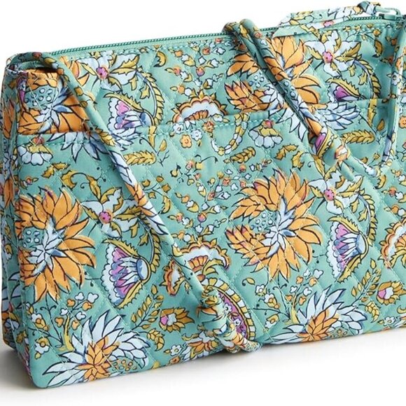 Vera Bradley Premium Cotton Foxbury Crossbody Bag, Gemstone Paisley - NWT - Picture 2 of 6